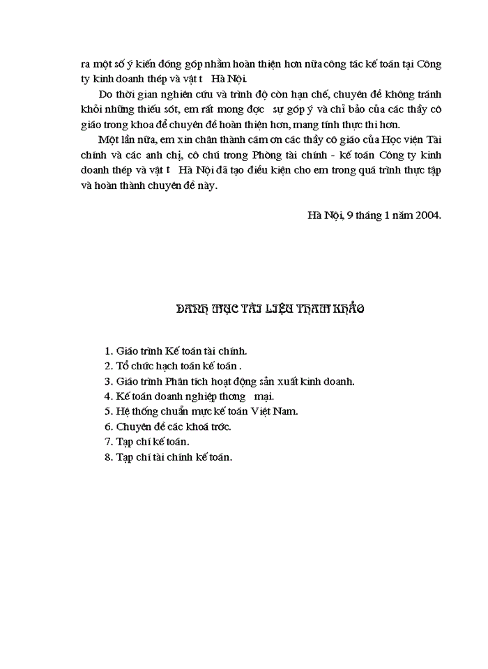 image for page Tổ chức công tác kế toán bán hàng và xác định kết quả kinh doanh tại công ty kinh doanh thép và vật tư  HÀ NỘI