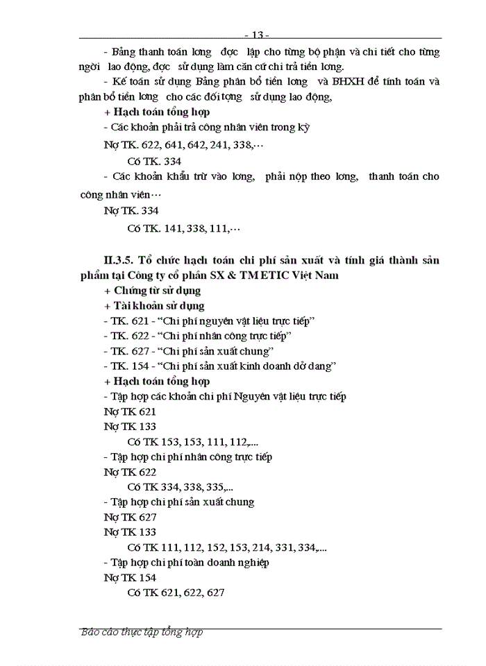 image for page Hoàn thiện công tác kế toán nguyên vật liệu ở công ty cổ phần sản xuất và thương mại ETIC VIỆT NAM