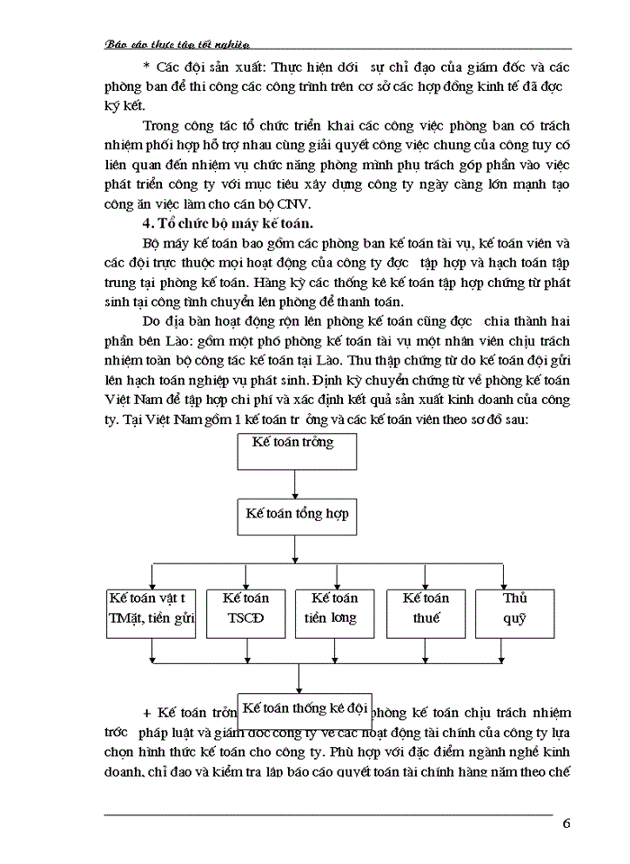 Công tác kế toán tại  Công ty Xây dựng Công trình giao thông Việt - Lào