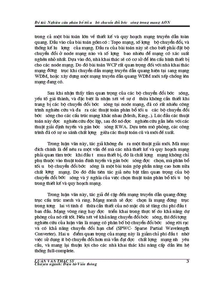 image for page Nghiên cứu phân bổ tối ưu bộ chuyển đổi bước sóng trong mạng AON