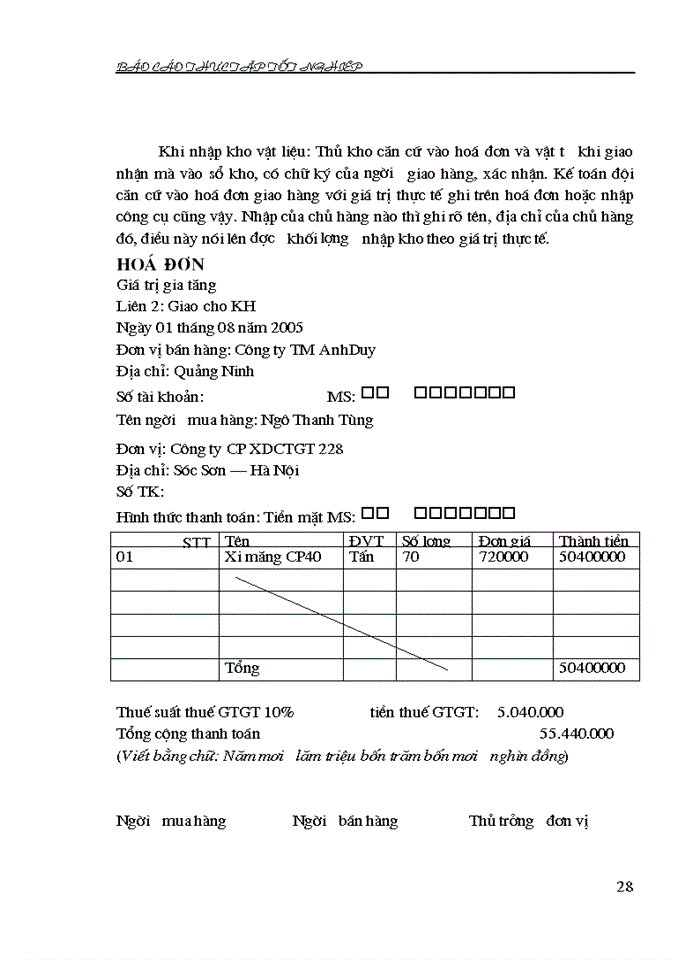 image for page Tổ chức kế toán tại Công ty Cổ phần  xây dựng công trình giao thông 228