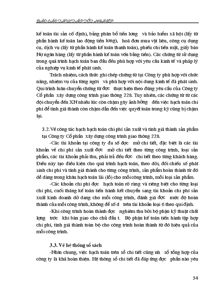 image for page Tổ chức kế toán tại Công ty Cổ phần  xây dựng công trình giao thông 228