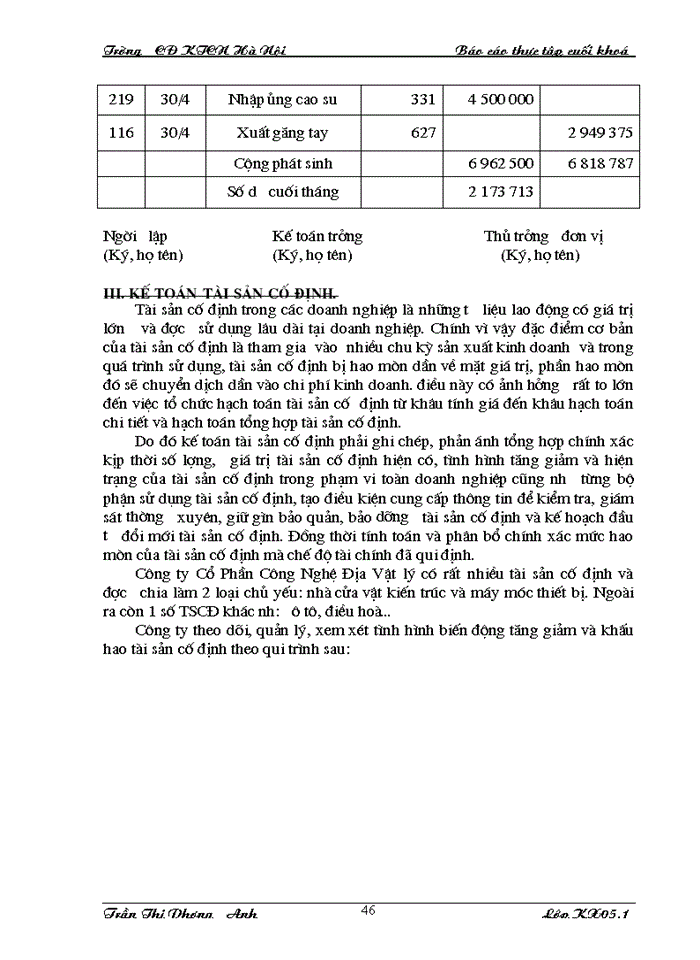 image for page Kế toán tại Công ty Cổ Phần Công Nghệ Địa Vật Lý