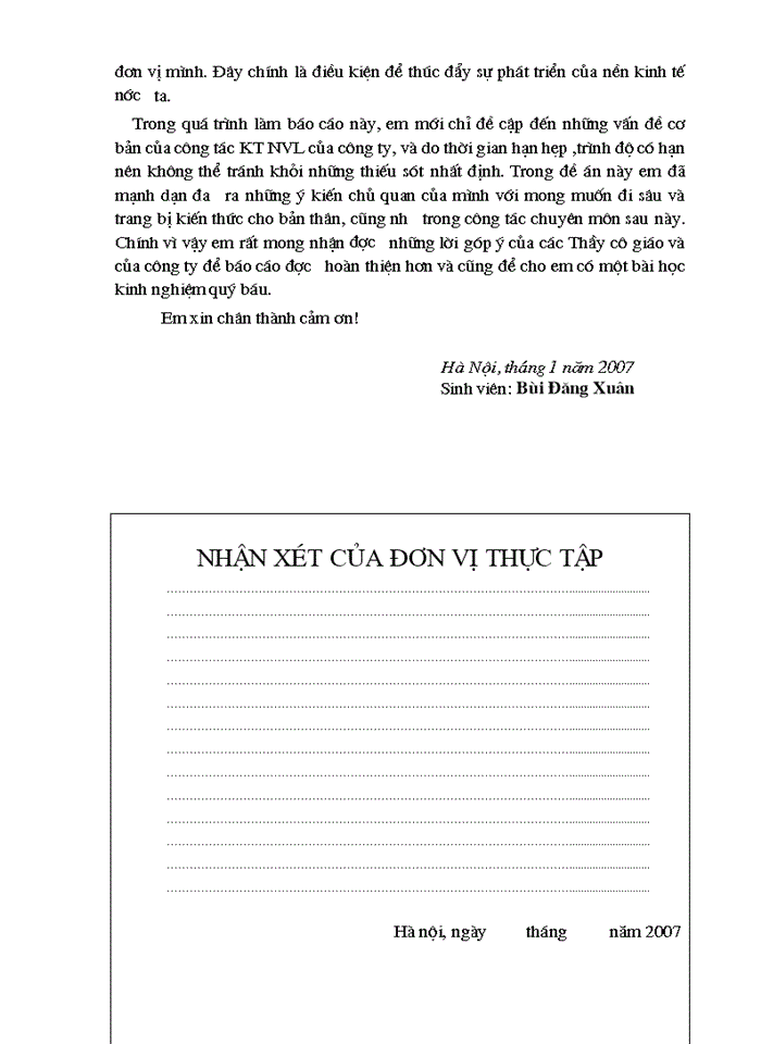 image for page Thực tế công tác kế toán nguyên liệu vật liệu và công cụ dụng cụ tại Công ty CP thương mại dịch vụ Tân Việt Hưng