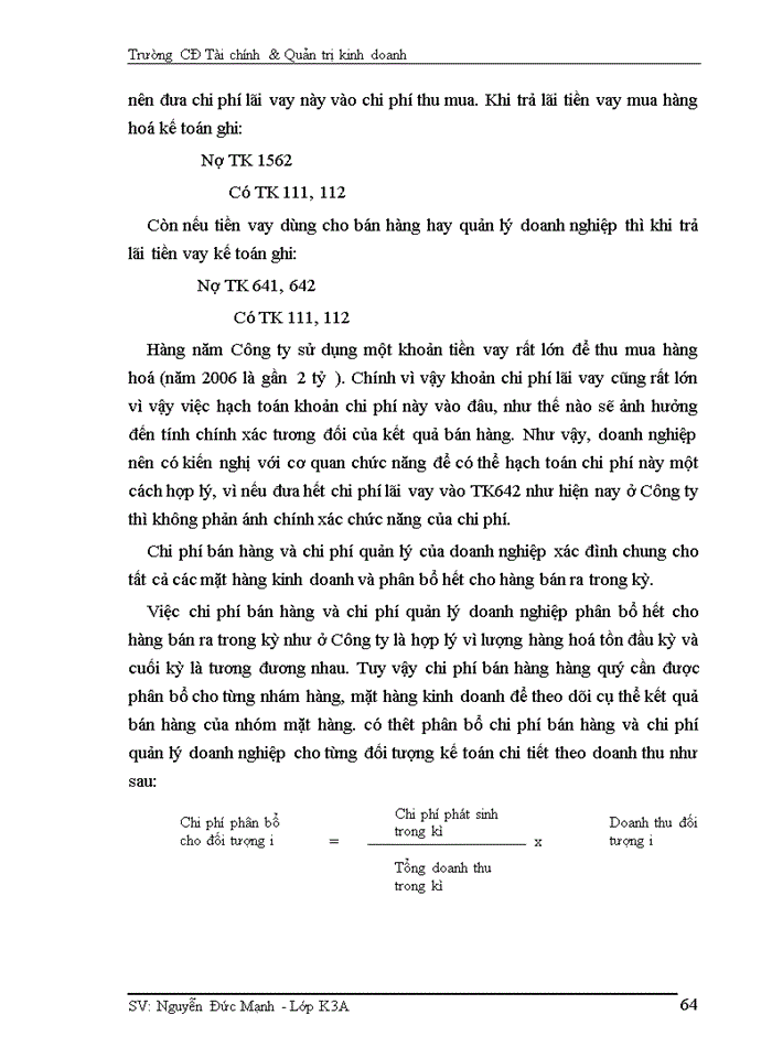 image for page Kế toán bán hàng và xác định kết quả kinh doanh ở Công ty TNHH TM Hùng Tiến