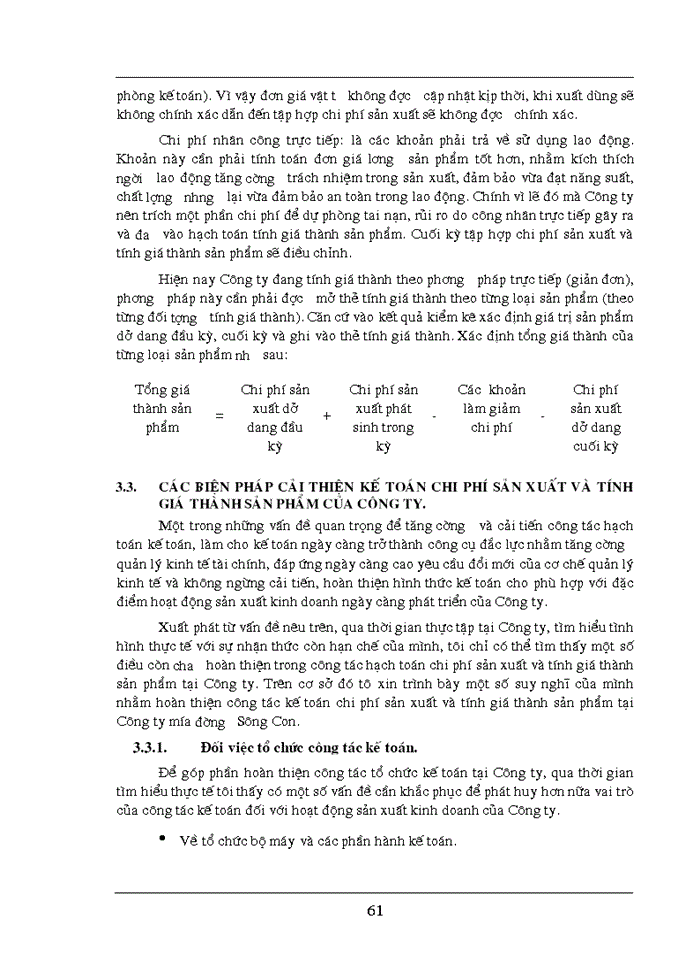 image for page Hoàn thiện công tác  kế toán tập hợp chi phí sản xuất và tính giá thành sản phẩm tại công ty mía đường sông con