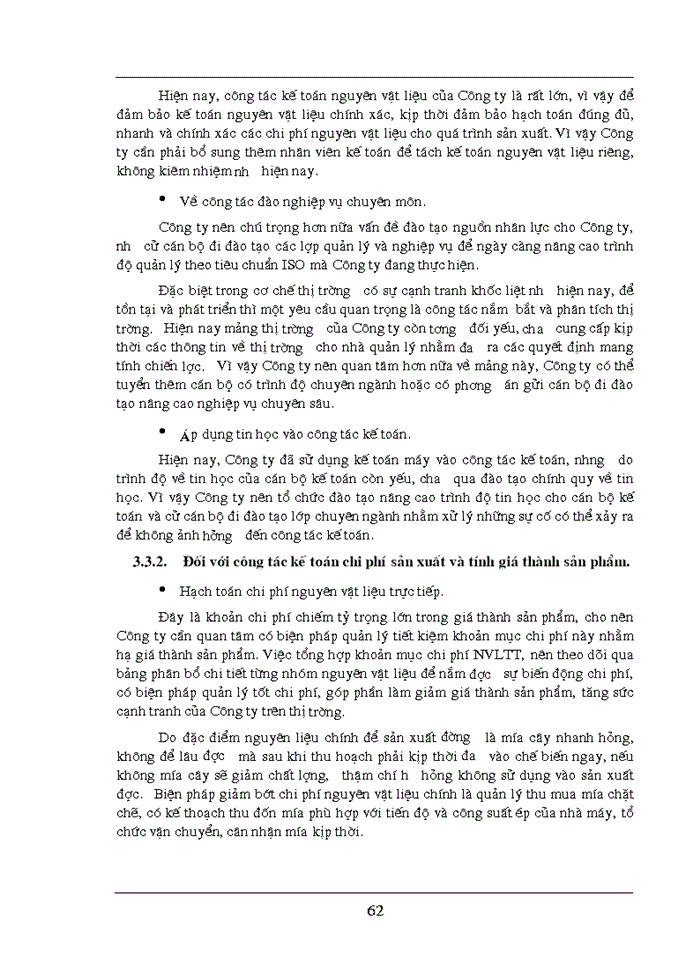 image for page Hoàn thiện công tác  kế toán tập hợp chi phí sản xuất và tính giá thành sản phẩm tại công ty mía đường sông con