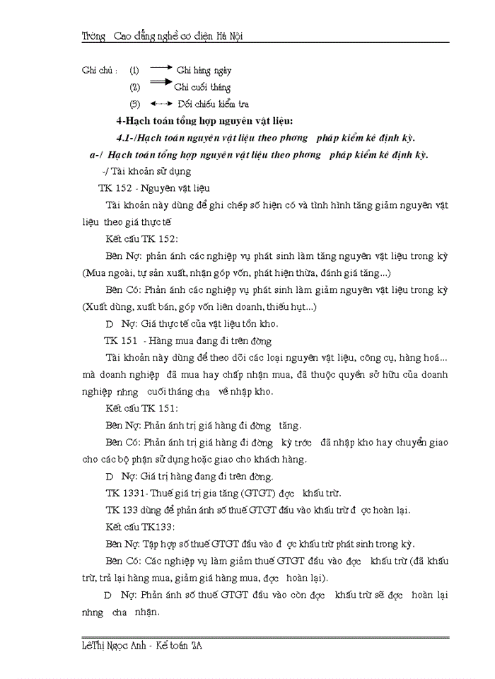 image for page Tổ chức công tác kế toán nguyên vật liệu và tình hình quản lý sử dụng nguyên vật liệu tại công ty CP Sông Hồng 25