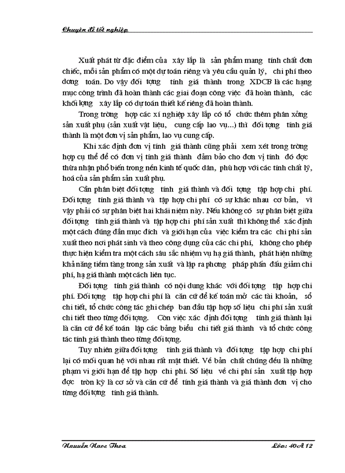 image for page Hoàn thiện hạch toán chi phí sản xuất và tính giá thành sản phẩm tại Xí nghiệp bảo trì và xây lắp cơ điện Hà Nội