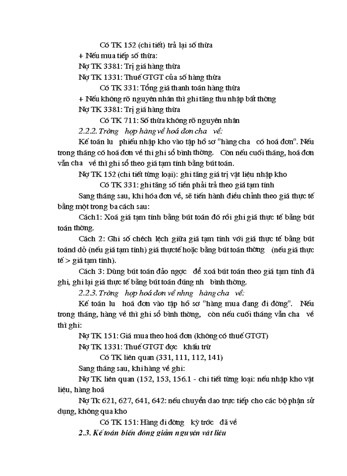 image for page Kế toán nguyên vật liệu tại công ty mía đường Sông Con thị trấn Tân Kỳ - Nghệ An