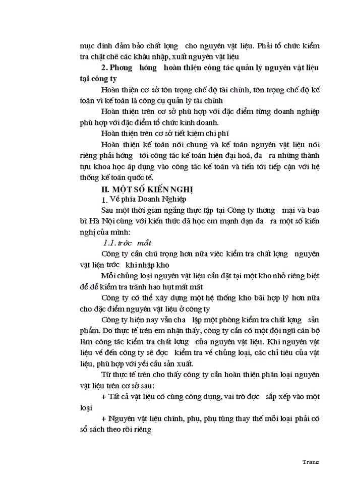 image for page Thực trạng công tác quản lý nguyên vật liệu tại doanh nghiệp