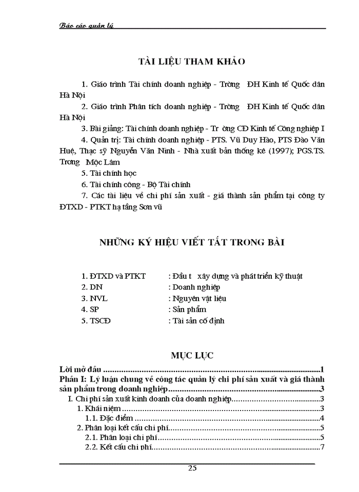 image for page Quản lý tài chính: chi phí sản xuất và giá thành sản phẩm tại Công ty ĐTXD và PTKT hạ tầng Sơn Vũ