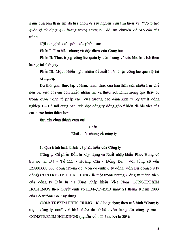 image for page Công tác quản lý sử dụng quỹ lương trong Công ty