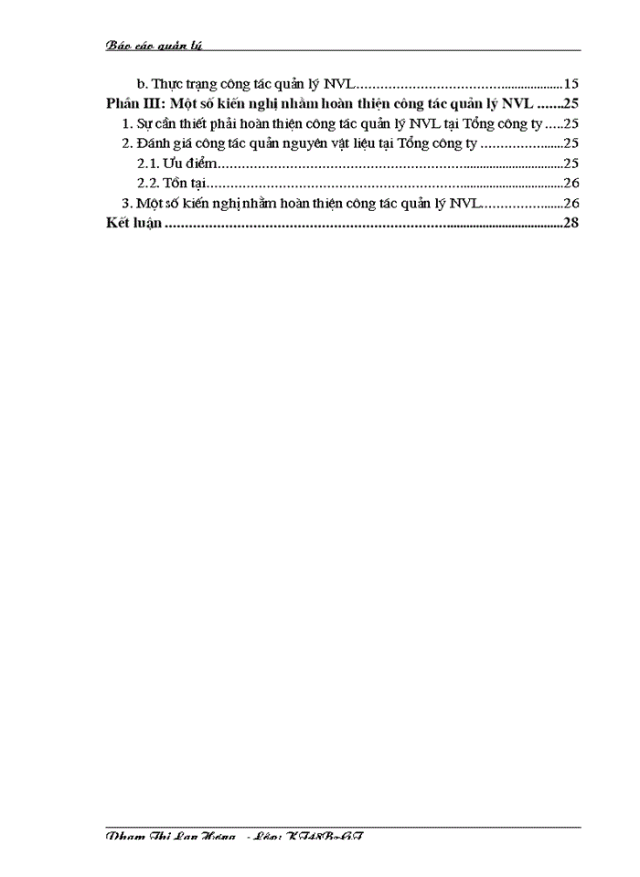 image for page Hoàn thiện công tác quản lý nguyên vật liệu tại Tổng Công ty Bia - Rượu - Nước giải khát - Hà Nội