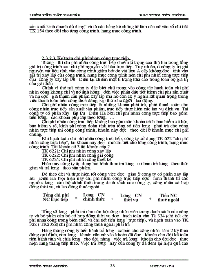 image for page Tổ chức kế toán tập hợp chi phí sản xuất và tính giá thành sản phẩm tại công ty cổ phần xây lắp Bưu Điện