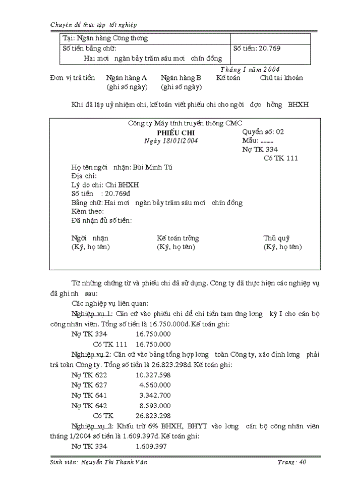image for page Hoàn thiện hạch toán tiền lương và các khoản trích theo lương tại Công ty Máy tính truyền thông CMC