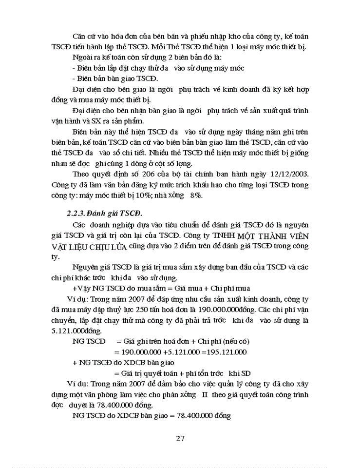 image for page Công tác kế toán TSCĐ hữu hình