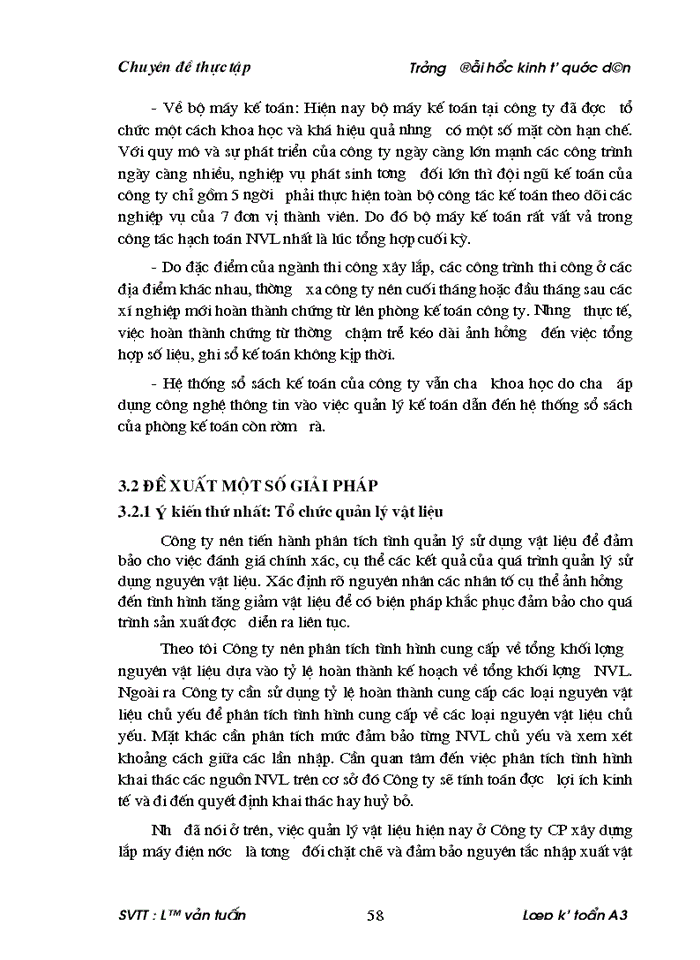 image for page Tổ chức công tác kế toán  nguyên vật liệu tại Công ty CP xây dựng lắp máy điện nước Hà nội