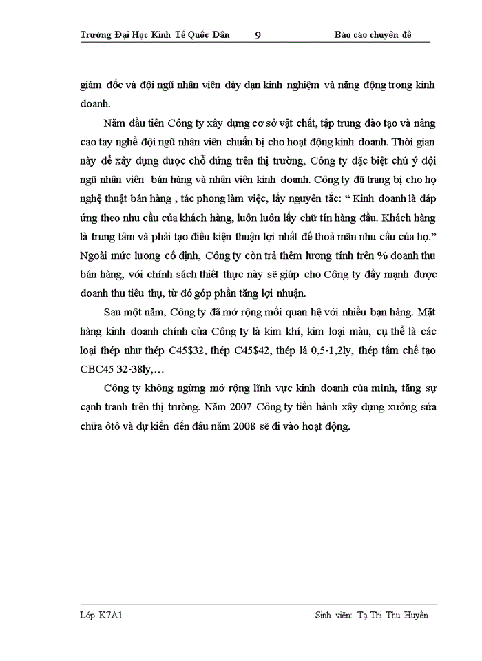 image for page Hoàn thiện kế toán tiêu thụ hàng hoá và xác định kết quả kinh doanh tại Công ty TNHH TM Minh Nguyên