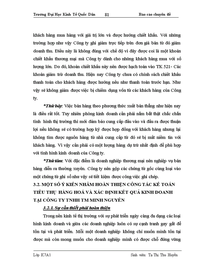 image for page Hoàn thiện kế toán tiêu thụ hàng hoá và xác định kết quả kinh doanh tại Công ty TNHH TM Minh Nguyên