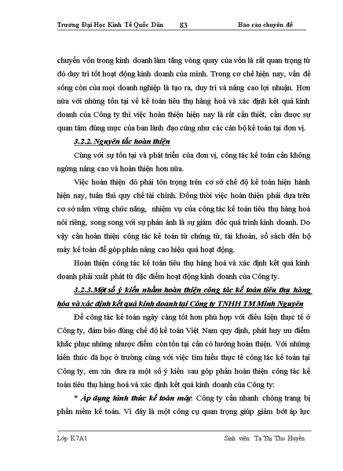 image for page Hoàn thiện kế toán tiêu thụ hàng hoá và xác định kết quả kinh doanh tại Công ty TNHH TM Minh Nguyên
