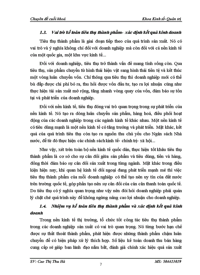 image for page Hoàn thiện công tác kế toán tiêu thụ thành phẩm và xác định kết quả kinh doanh tại Công ty TNHH Nhà nước 1 thành viên Cơ Điện Trần Phú