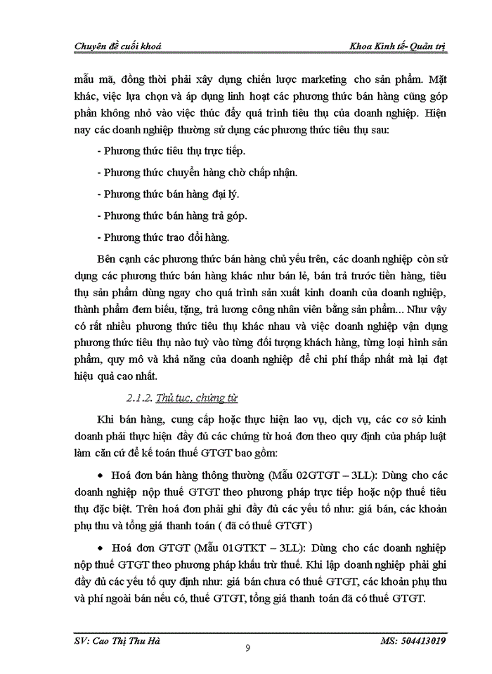 image for page Hoàn thiện công tác kế toán tiêu thụ thành phẩm và xác định kết quả kinh doanh tại Công ty TNHH Nhà nước 1 thành viên Cơ Điện Trần Phú