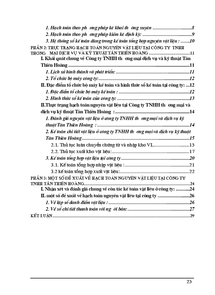 image for page Hạch toán nguyên vật liệu ở công ty TNHH thương mại dịch vụ và kỹ thuật Tân Thiên Hoàng