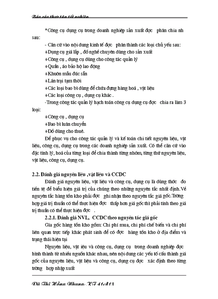 image for page kế toán nguyên liệu vật liệu và công cụ dụng cụ tại Công ty Cổ phần ây dựng và Phục chế  công trình văn hoá