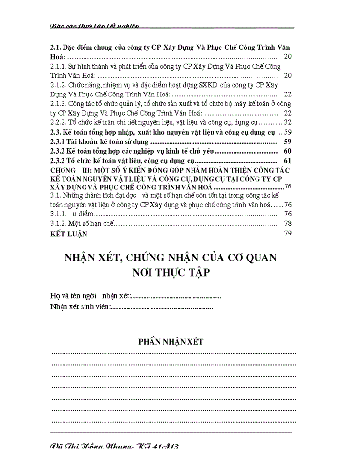 image for page kế toán nguyên liệu vật liệu và công cụ dụng cụ tại Công ty Cổ phần ây dựng và Phục chế  công trình văn hoá