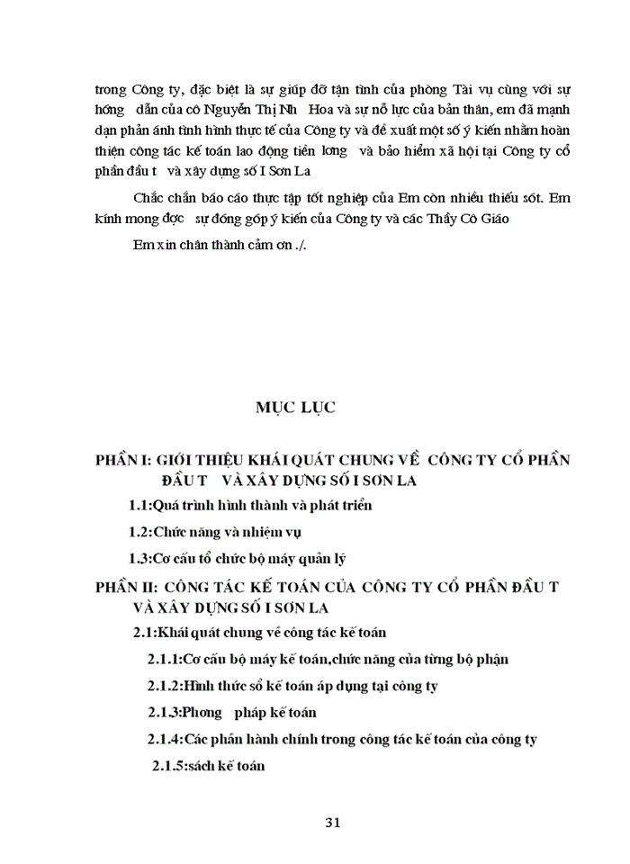 image for page kế toán tiền lương và các khoản trích theo lương tại công ty cổ phần đầu tư và xây dựng số I Sơn La để làm báo cáo thực tập tốt nghiệp