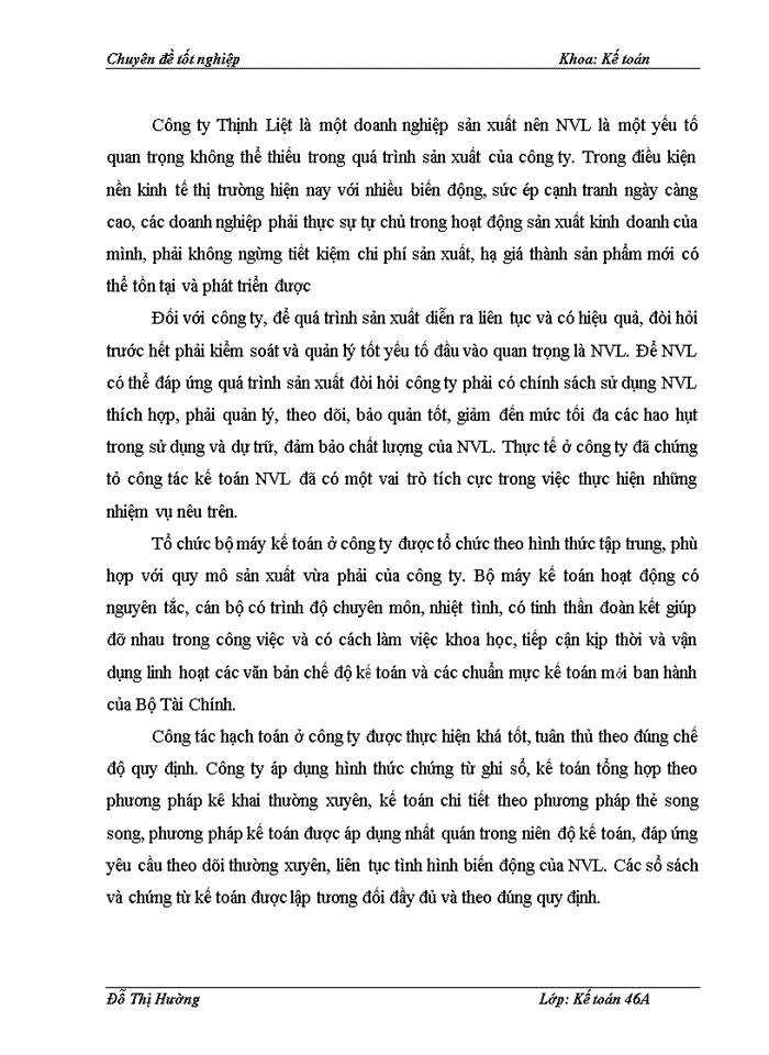 image for page kế toán nguyên vật liệu tại Công ty cổ phần đầu tư và bê tông Thịnh Liệt