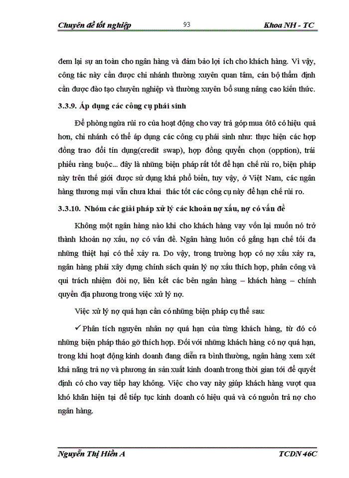 image for page Giải pháp nhằm mở rộng hoạt động cho vay trả góp mua ôtô của VPBank Trần Duy Hưng