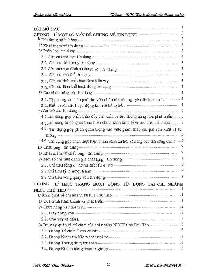 image for page Một số giải pháp nâng cao chất lượng tín dụng tại chi nhánh NHCT Phú Thọ