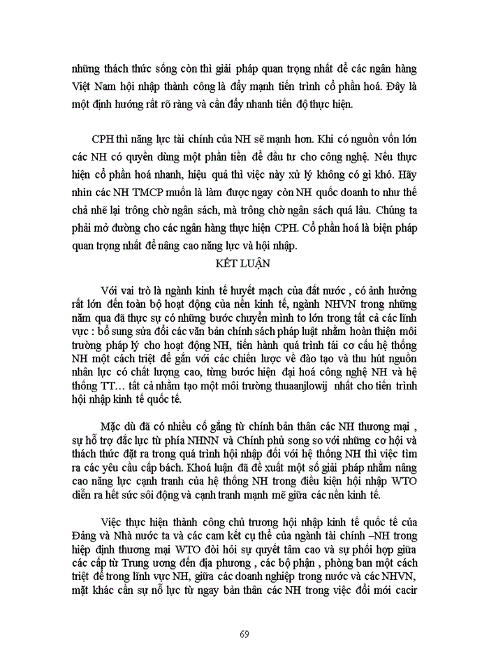 image for page Năng lực cạnh tranh của ngân hàng Việt Nam sau khi Việt Nam gia nhập WTO:thực trạng và giải pháp