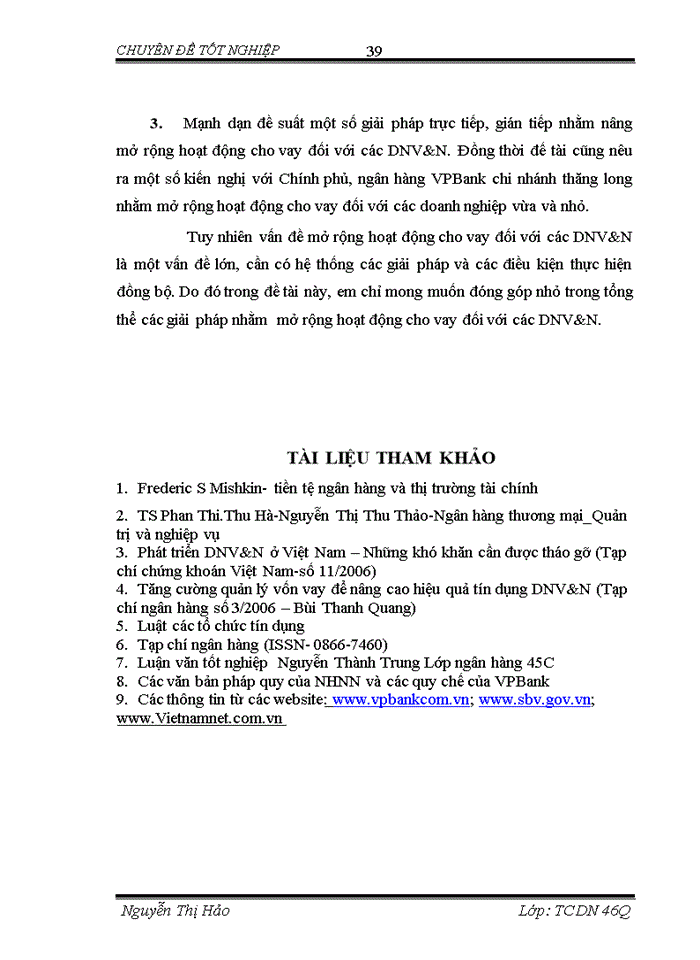 image for page Mở rộng cho vay đối với các doanh nghiệp vừa và nhỏ