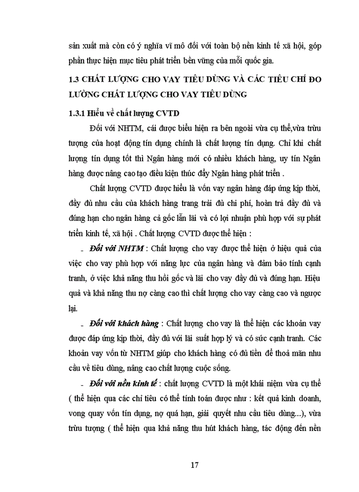 image for page Nâng cao chất lượng cho vay tiêu dùng tại Sở giao dịch I - NHCT Việt Nam