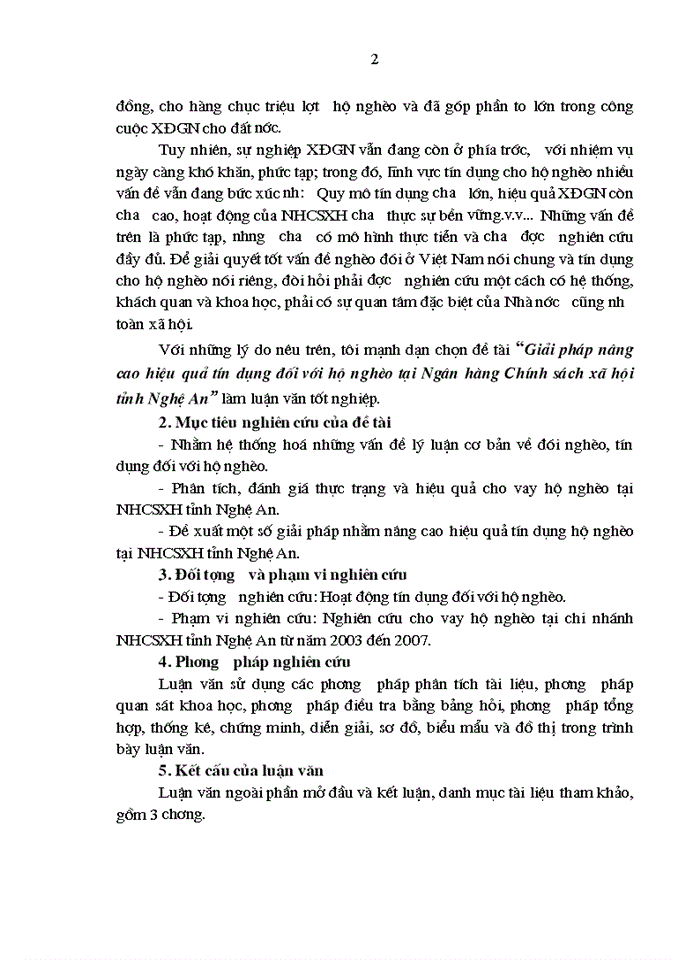 image for page Giải pháp nâng cao hiệu quả tín dụng đối với hộ nghèo tại Ngân hàng Chính sách xã hội tỉnh Nghệ An