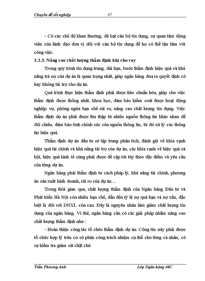image for page Nâng cao chất lượng tín dụng trung, dài hạn đối với doanh nghiệp xây lắp tại Chi nhánh Ngân hàng Đầu tư và Phát triển Tp Hà Nội