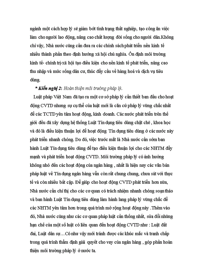 image for page Phát triển cho vay tiêu dùng tại Sở giao dịch 1-Ngân hàng Công thương Việt Nam