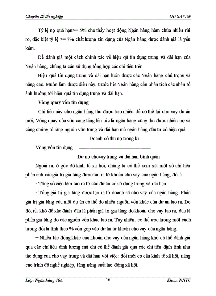 image for page Giải pháp nâng cao hiệu quả tín dụng trung và dài hạn tại chi nhánh ngân hàng đầu tư và phát triển việt nam  hà thành