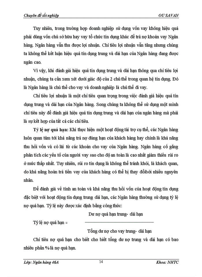 image for page Giải pháp nâng cao hiệu quả tín dụng trung và dài hạn tại chi nhánh ngân hàng đầu tư và phát triển việt nam  hà thành