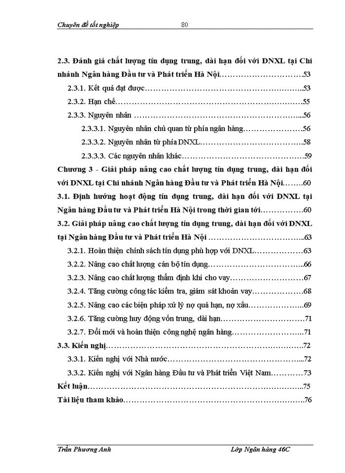 image for page Nâng cao chất lượng tín dụng trung và dài hạn đối với doanh nghiệp tại ngân hàng thương mại cổ phần quân đội – chi nhánh điện biên phủ