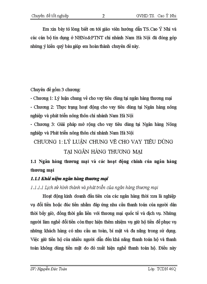 image for page Giải pháp mở rộng hoạt động cho vay tiêu dùng tại NHNo&PTNT chi nhánh Nam Hà Nội