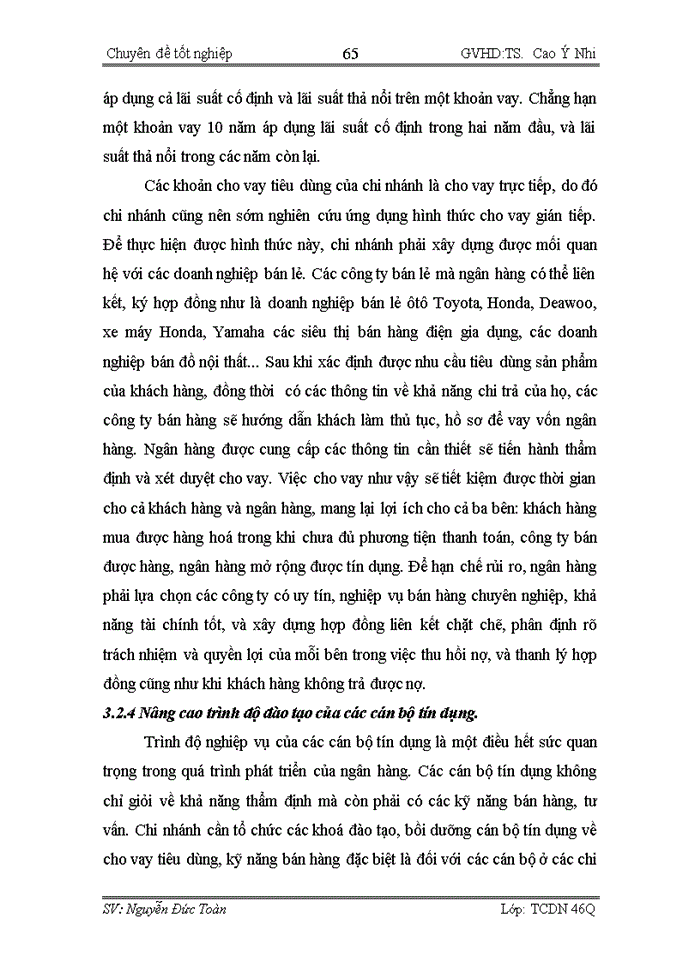 image for page Giải pháp mở rộng hoạt động cho vay tiêu dùng tại NHNo&PTNT chi nhánh Nam Hà Nội