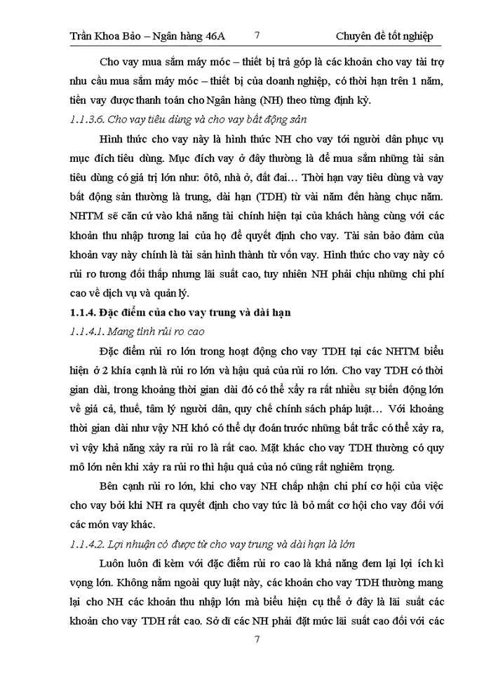 image for page Nâng cao chất lượng tín dụng trung và dài hạn đối với doanh nghiệp tại ngân  hàng thương mại cổ phần quân đội - chi nhánh điện biên phủ
