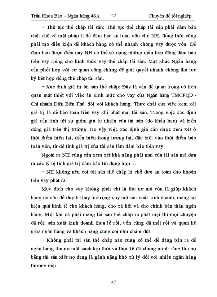 image for page Nâng cao chất lượng tín dụng trung và dài hạn đối với doanh nghiệp tại ngân  hàng thương mại cổ phần quân đội - chi nhánh điện biên phủ