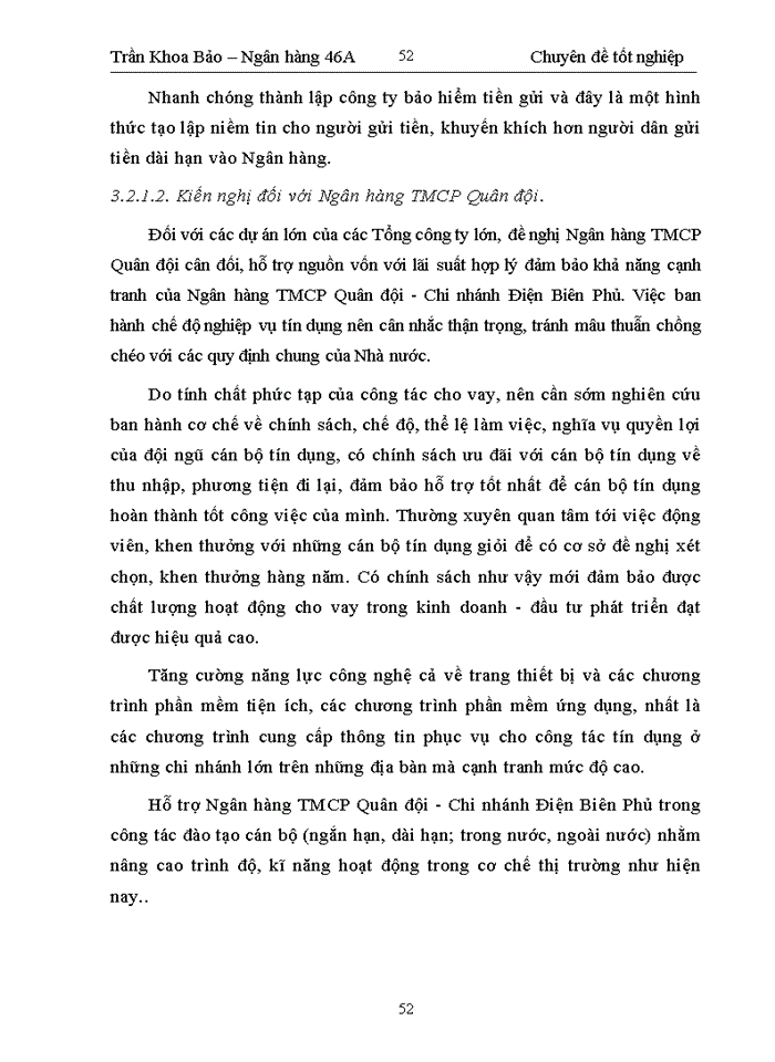 image for page Nâng cao chất lượng tín dụng trung và dài hạn đối với doanh nghiệp tại ngân  hàng thương mại cổ phần quân đội - chi nhánh điện biên phủ