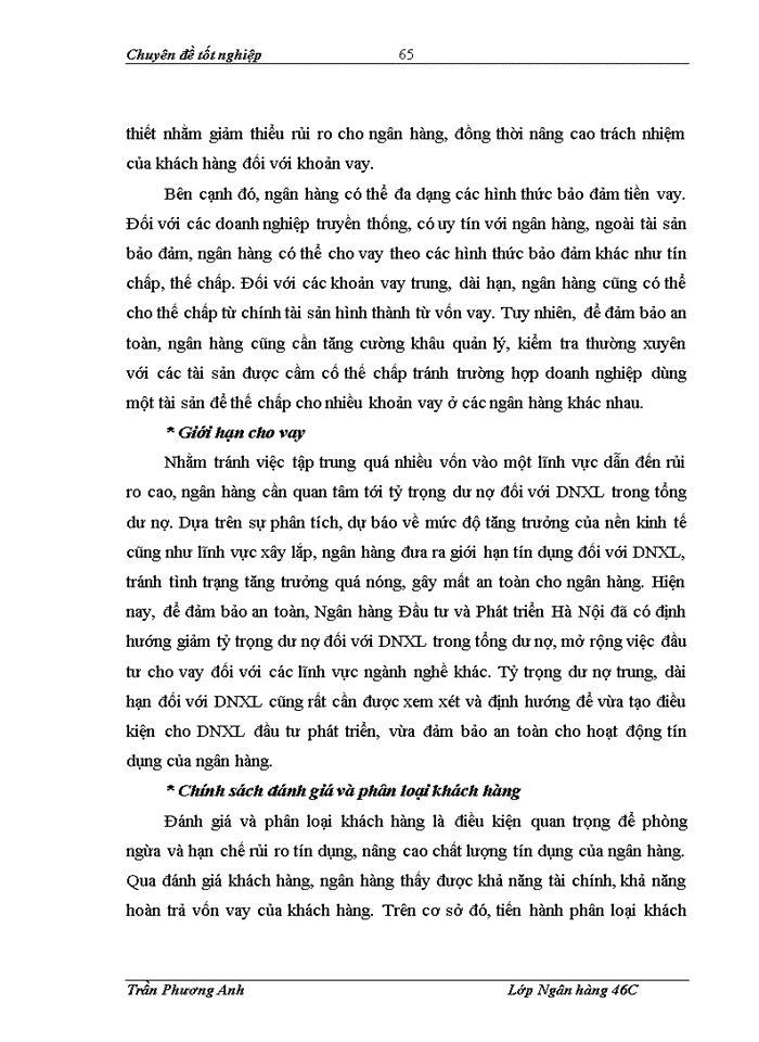 image for page Nâng cao chất lượng tín dụng trung, dài hạn đối với doanh nghiệp xây lắp tại chi nhánh ngân hàng đầu tư và phát triển tp HÀ NỘI