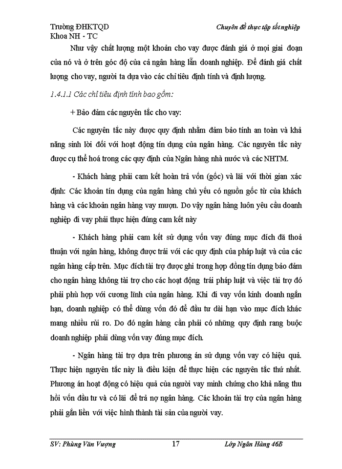image for page Nâng cao chất lượng cho vay ngắn hạn  tại NHNo&PTNT Chi nhánh Láng Hạ